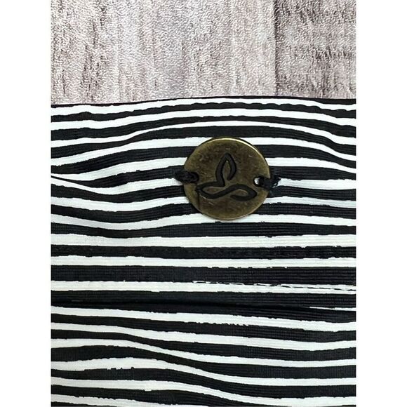 BOGOF Prana Breya Hipster Black Striped Bikini Swim Bottom XL Designer Beach - Picture 4 of 7